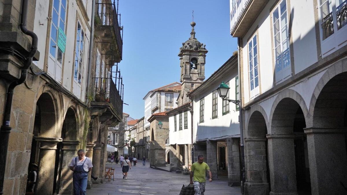 Apartamento Con Excelente Conexion & Garaje Daire Santiago de Compostela Dış mekan fotoğraf