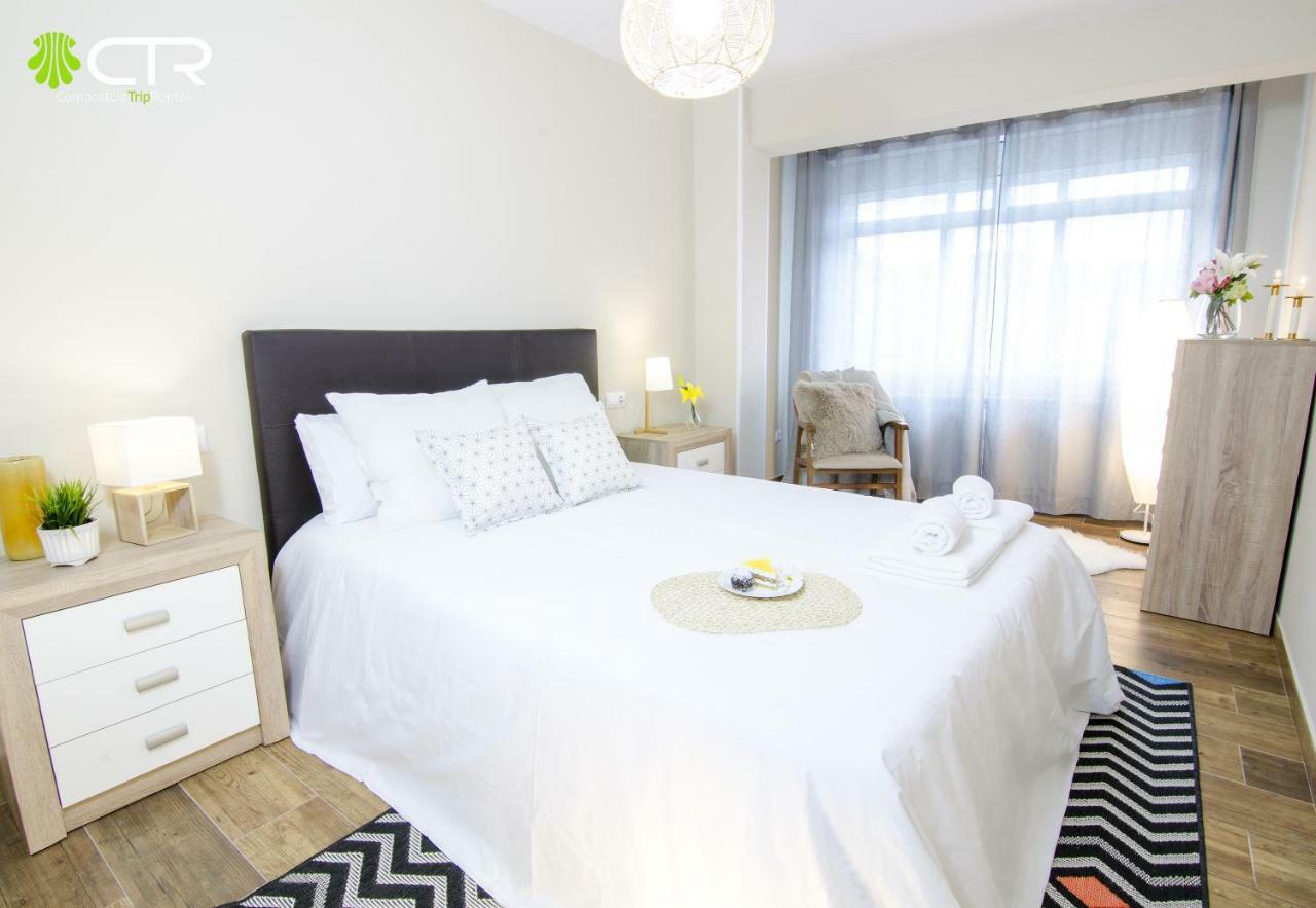 Apartamento Con Excelente Conexion & Garaje Daire Santiago de Compostela Dış mekan fotoğraf